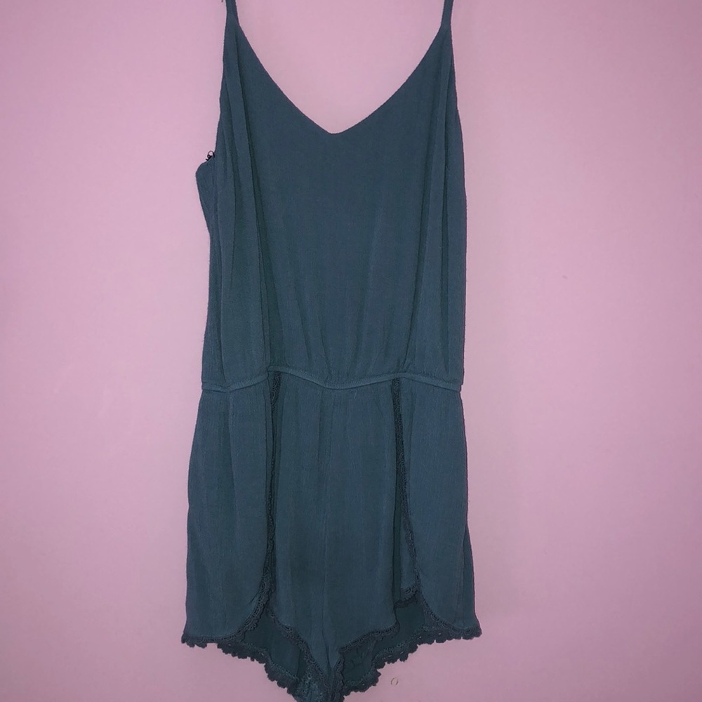 Small blue Forever 21 romper